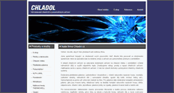 Desktop Screenshot of chladol.cz